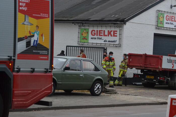 Gasleiding geraakt bij graafwerkzaamheden