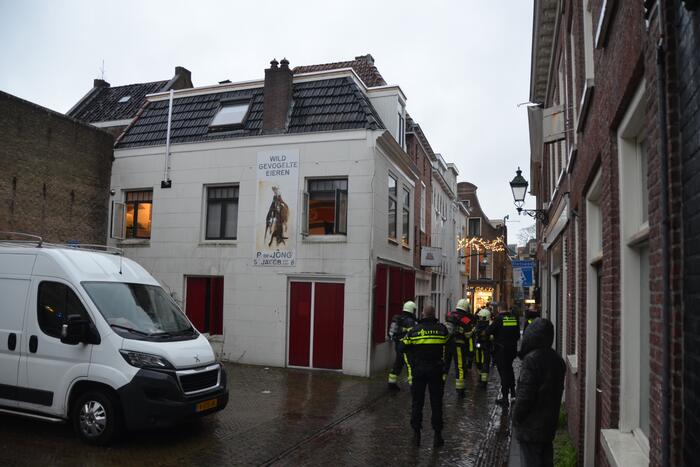 Keukenbrand in het centrum