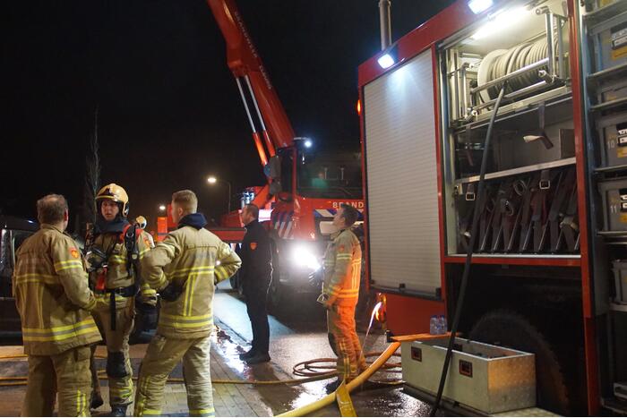 Veel rook bij brand in woning