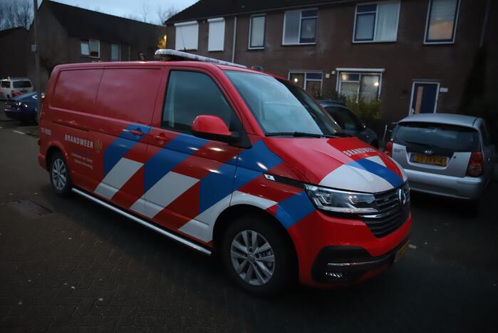 Appartementencomplex vol rook door brand