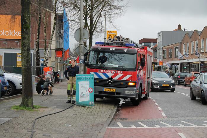 Brand in ondergrondse container