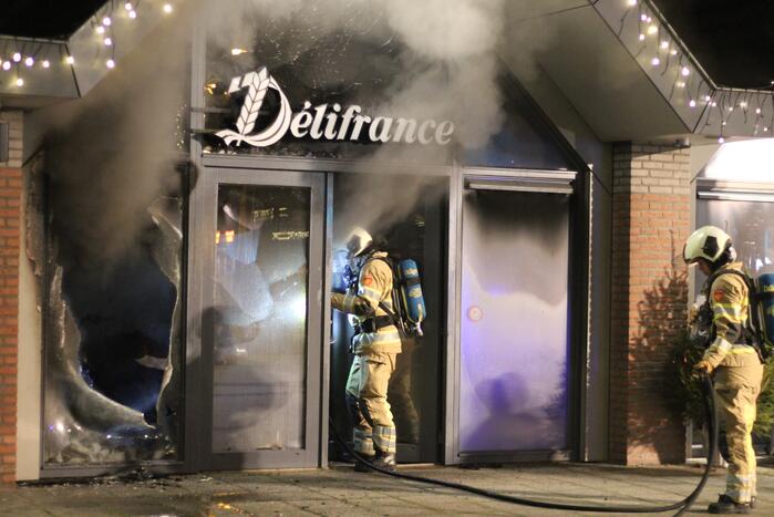 Brand bij kwalitaria Delifrance