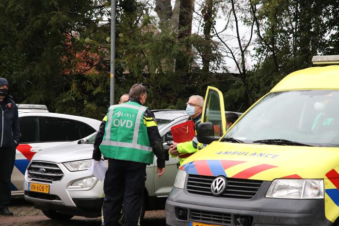 Hulpdiensten houden grootschalige oefening bij College De Brink