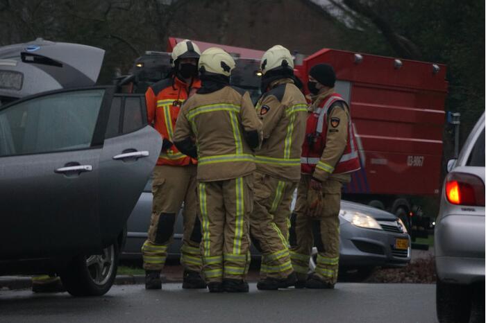 Brand in auto snel geblust