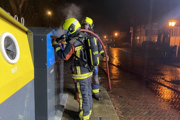 Containerbrand snel geblust