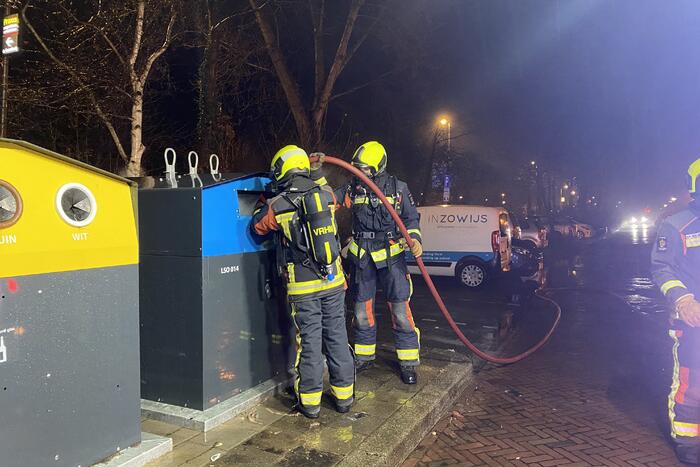 Containerbrand snel geblust