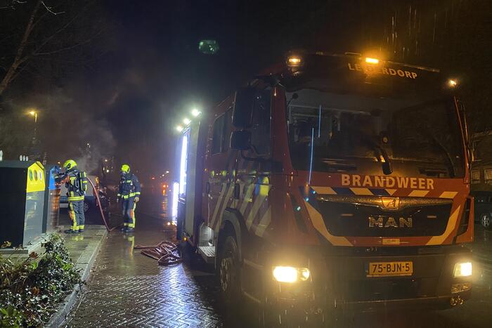 Containerbrand snel geblust