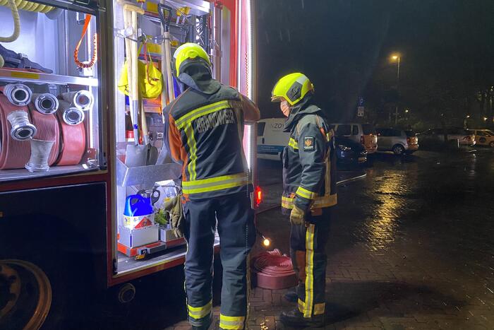 Containerbrand snel geblust