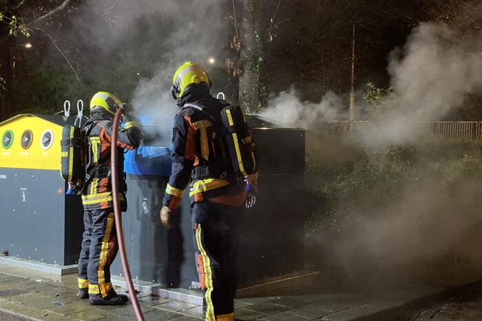 Containerbrand snel geblust