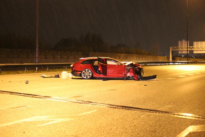 Vrouw omgekomen bij groot ongeval op snelweg