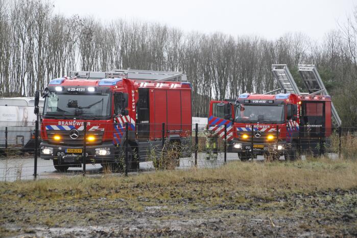 Brand bij Agarisch bedrijf