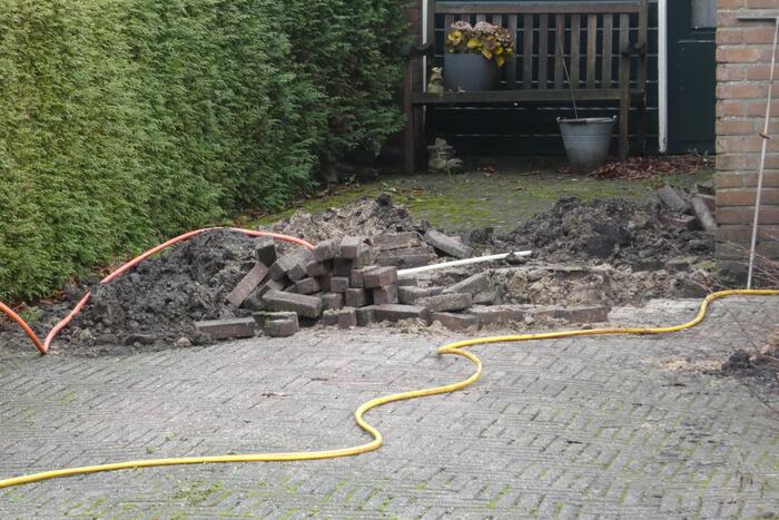 Gaslekkage door graafwerkzaamheden