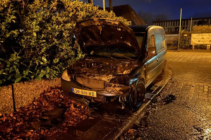 Opnieuw een auto in brand