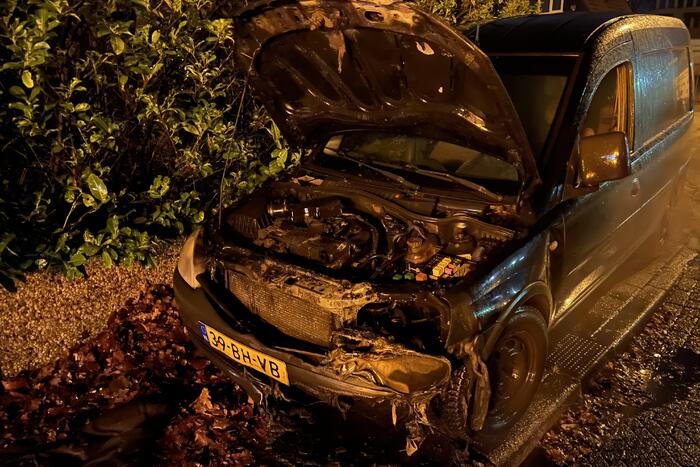 Opnieuw een auto in brand
