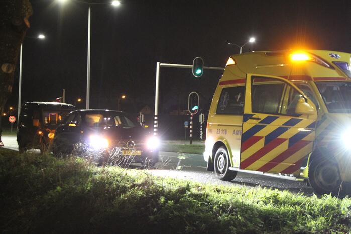 Twee auto's betrokken bij kop-staart ongeval