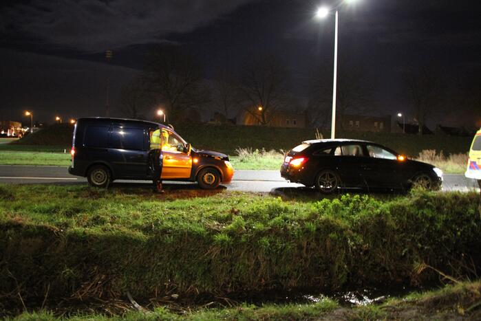 Twee auto's betrokken bij kop-staart ongeval