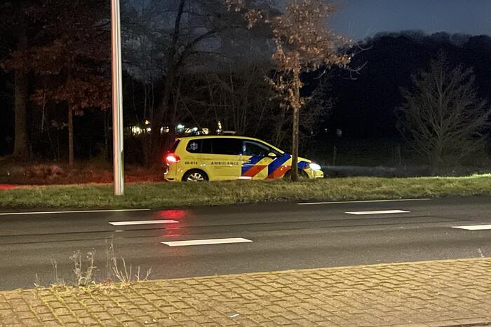 Traumahelikopter geland voor rendez vous