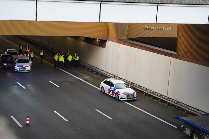 Snelweg afgesloten voor onderzoek
