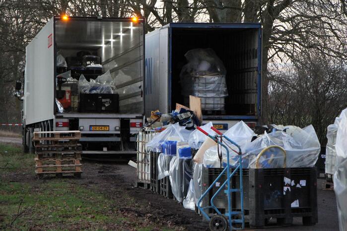 Ontmanteling van groot drugslab