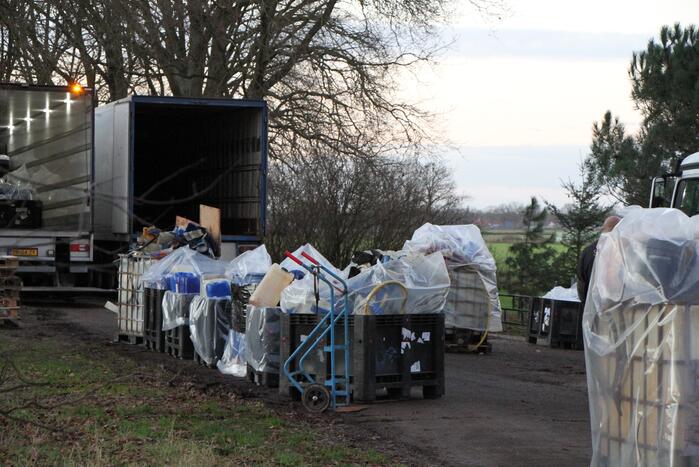 Ontmanteling van groot drugslab