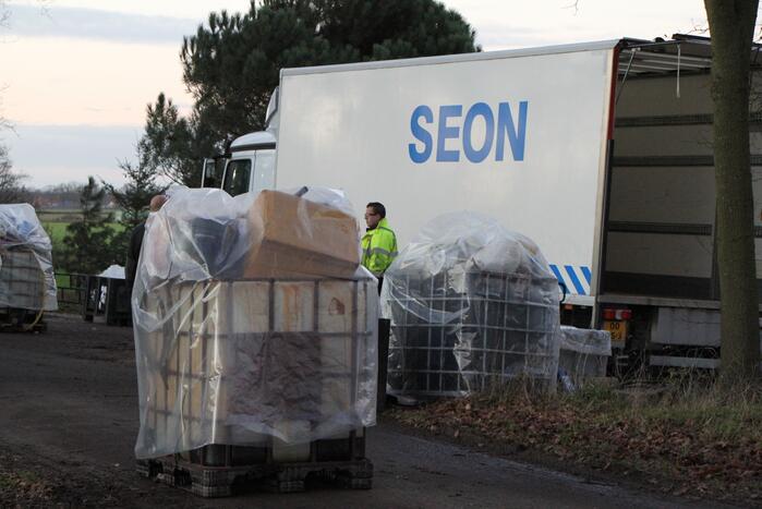 Ontmanteling van groot drugslab