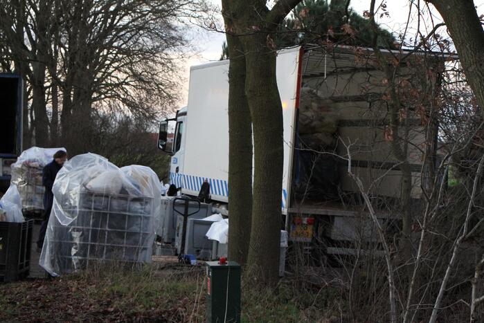 Ontmanteling van groot drugslab