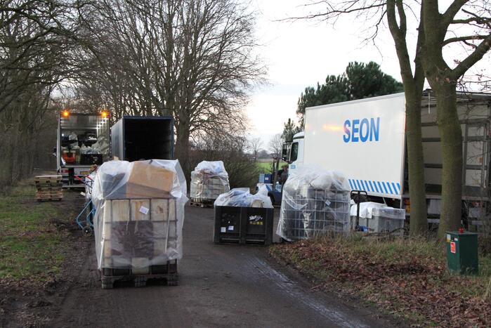 Ontmanteling van groot drugslab