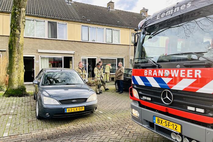 Brand in keuken snel onder controle