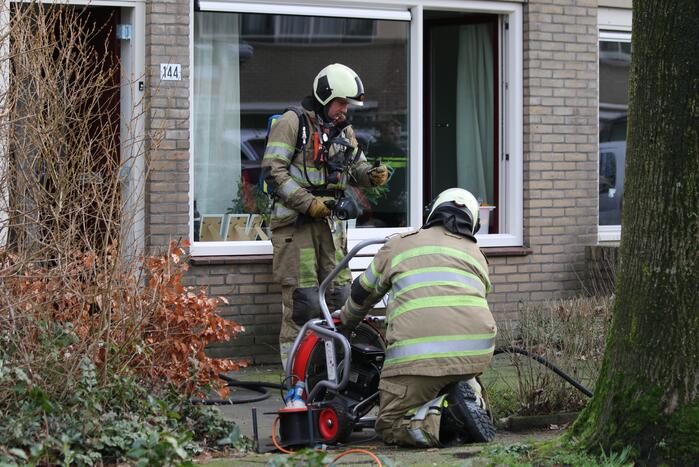 Brand in keuken snel onder controle