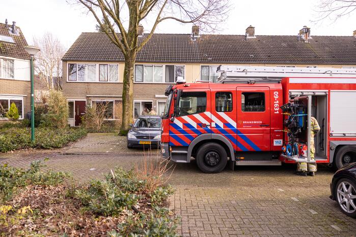 Brand in keuken snel onder controle
