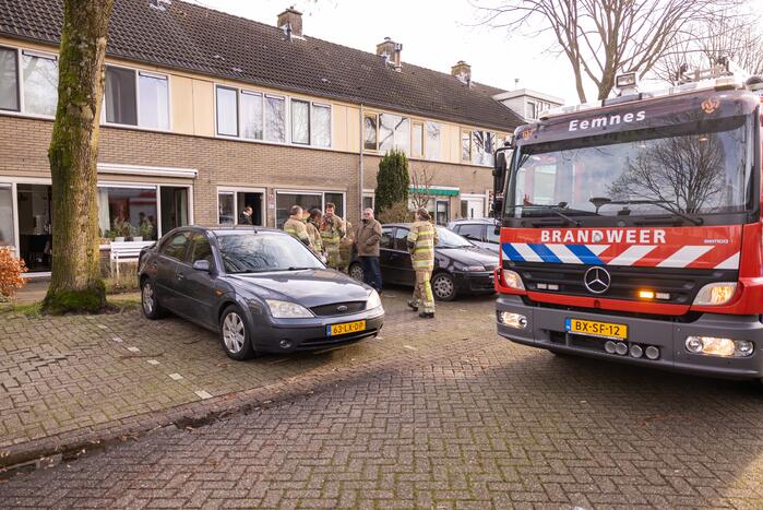 Brand in keuken snel onder controle