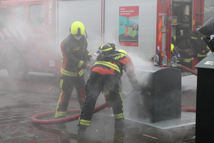 Containerbrand snel geblust