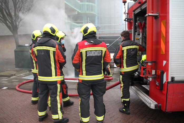 Containerbrand snel geblust