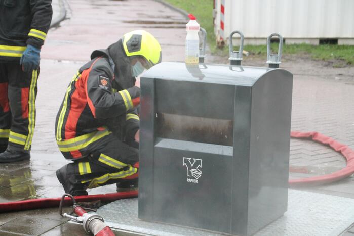 Containerbrand snel geblust