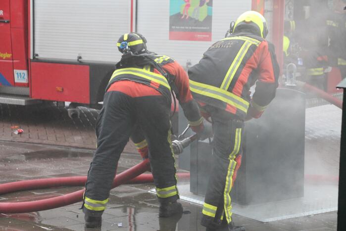Containerbrand snel geblust