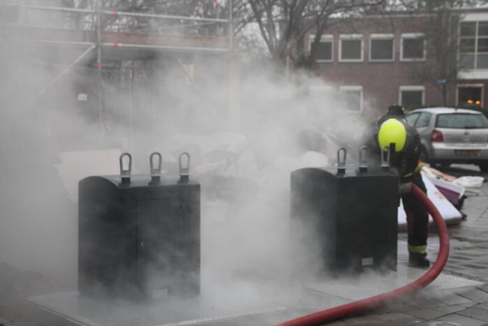 Containerbrand snel geblust