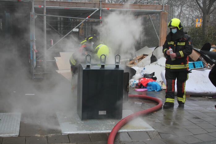 Containerbrand snel geblust