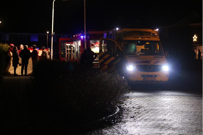 Vrouw overleden bij brand in woning
