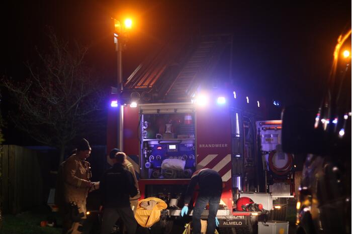 Vrouw overleden bij brand in woning