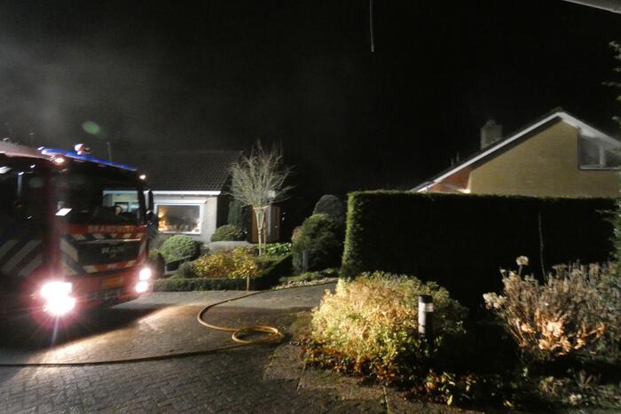 Brand in vrijstaande woning