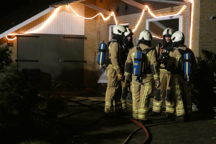 Brand in vrijstaande woning