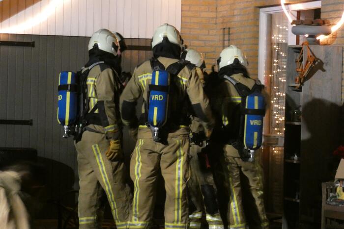 Brand in vrijstaande woning