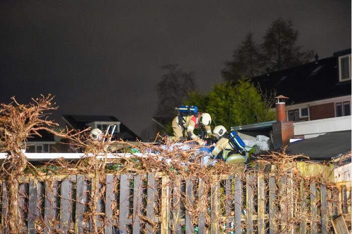 Brand in schuur snel gedoofd