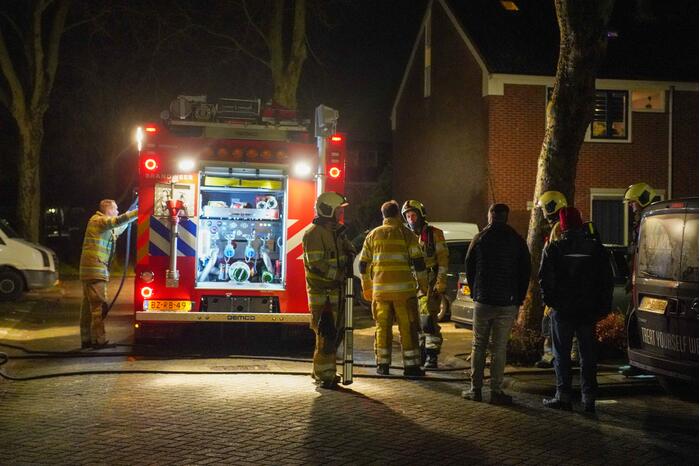 Brand in schuur snel gedoofd