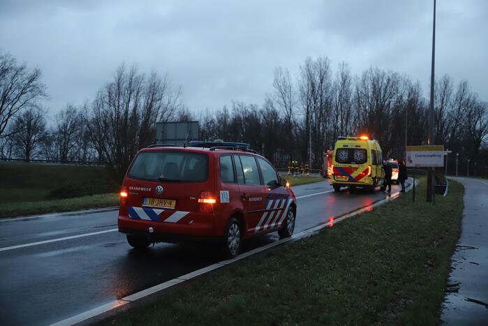 Fikse schade bij botsing op toerit