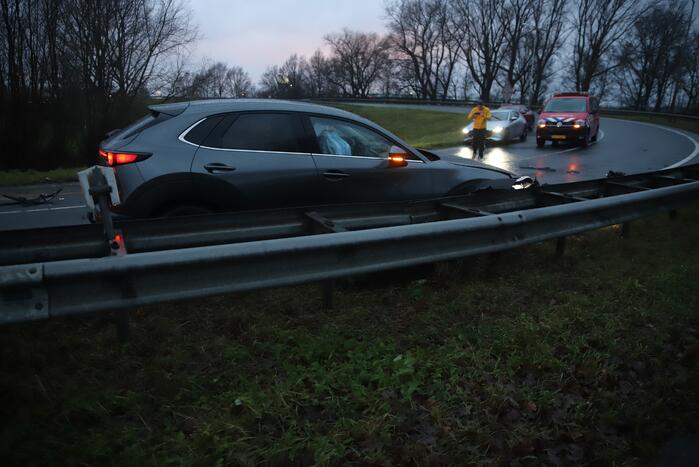 Fikse schade bij botsing op toerit