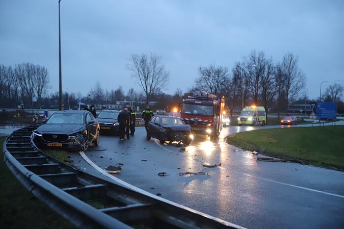 Fikse schade bij botsing op toerit