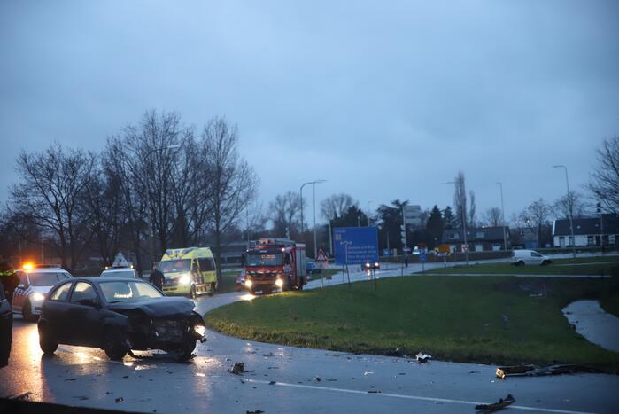Fikse schade bij botsing op toerit