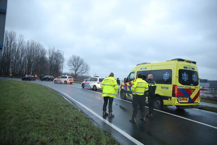 Fikse schade bij botsing op toerit
