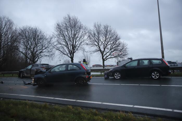 Fikse schade bij botsing op toerit